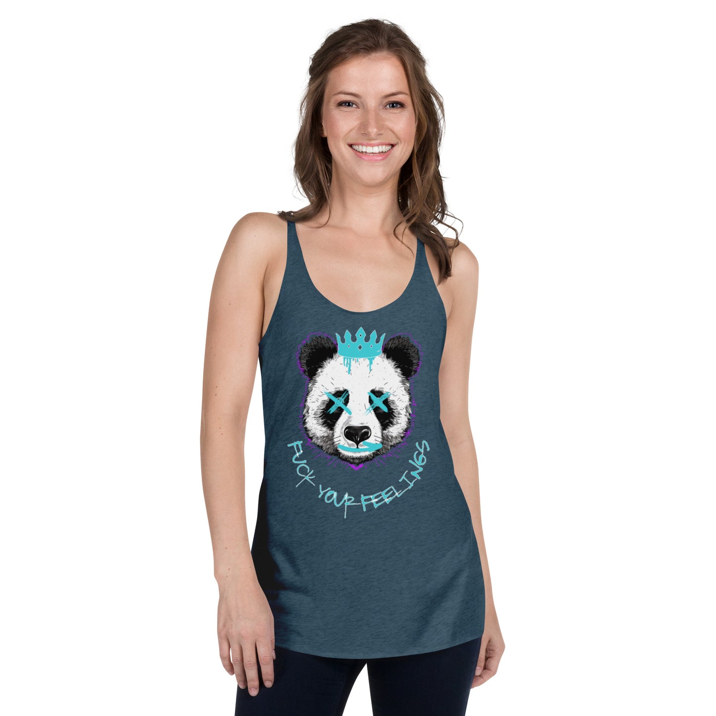 Women's Racerback Tank fuck your feelings