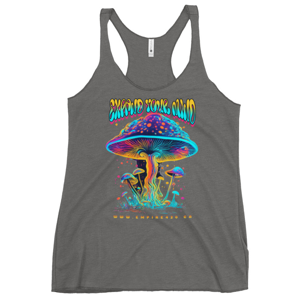 Women's Racerback Tank mushroom