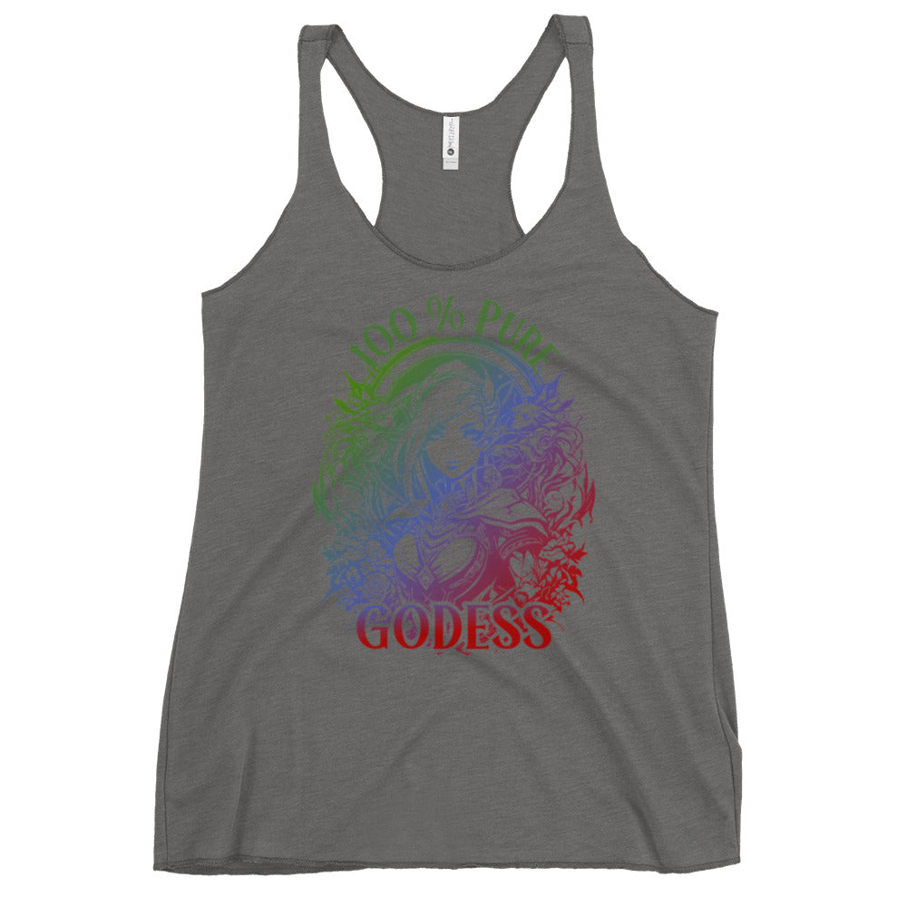 Women's Racerback Tank pure godess