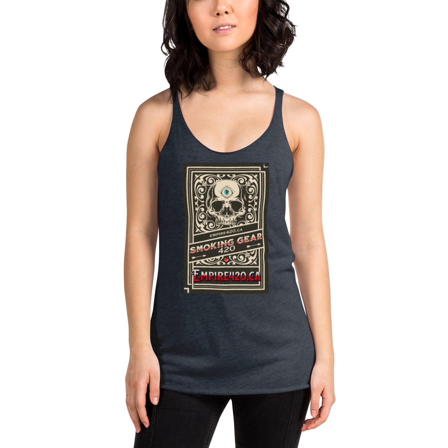 Women's Racerback Tank empire420 label