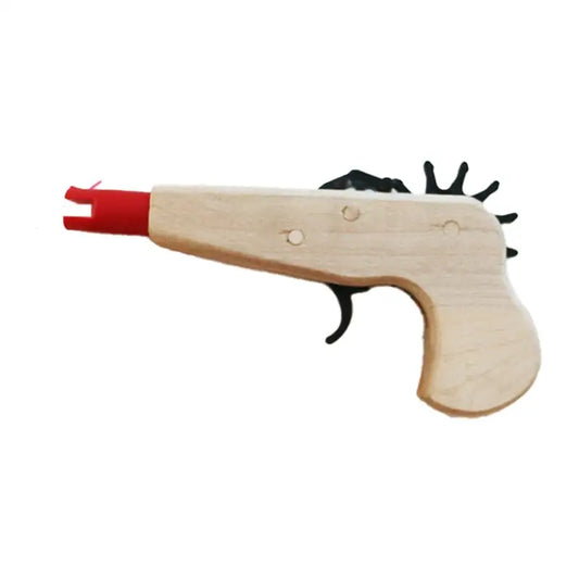 Wood rubber band gun wooden decoration, hand crafted [CD-4522]_0