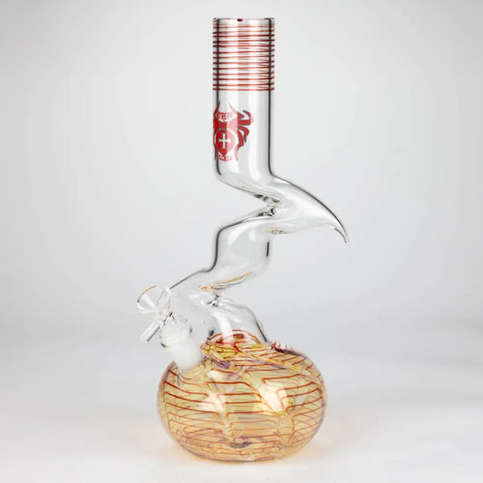 Xtreme | 12" Zig Zag glass water bong [AK822]_0