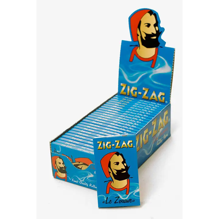 ZIG-ZAG blue slow-burning rolling paper_0