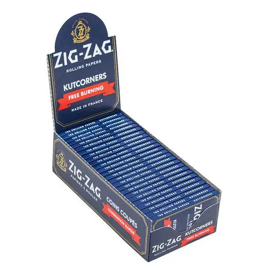 Zig Zag Free burning Blue Papers Kutcorners_1