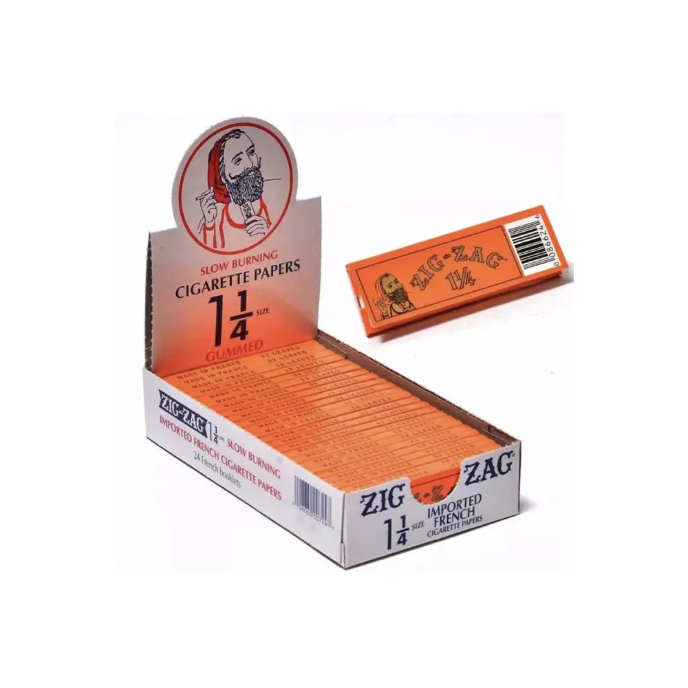 ZIG-ZAG Orange Slow burning Cigarette Rolling Papers Box_1