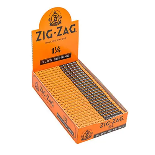 ZIG-ZAG Slow burning Orange Papers 1 1/4_1