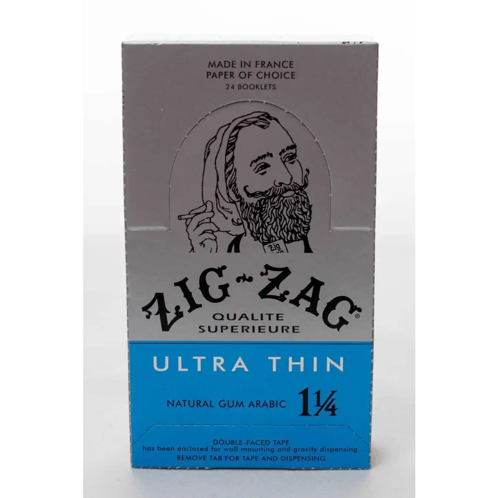 ZIG-ZAG Ultra Thin Cigarette Rolling Papers Box_0