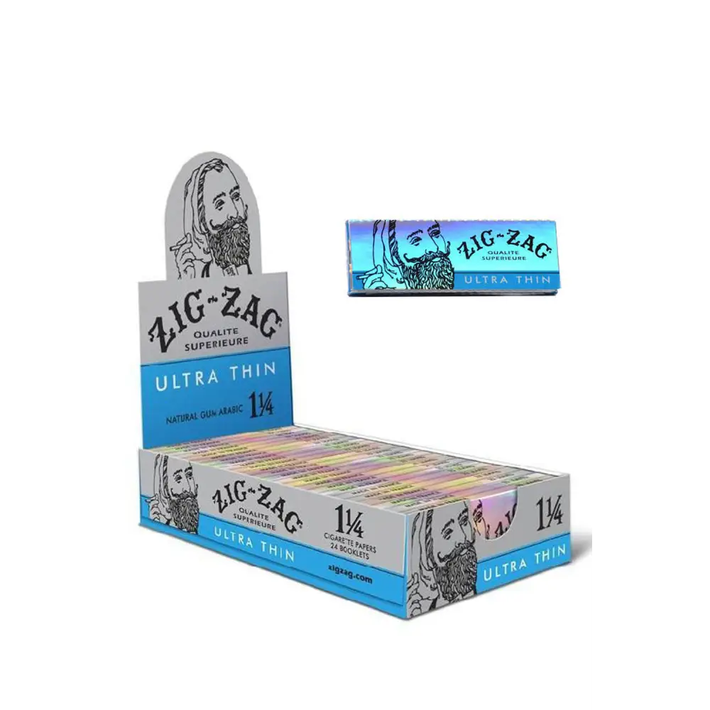 ZIG-ZAG Ultra Thin Cigarette Rolling Papers Box_1