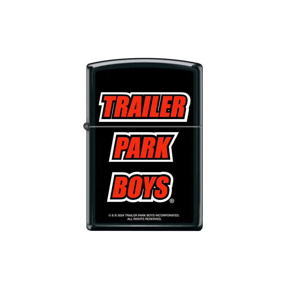 Zippo 114504 Trailer Park Boys Logo Black Matte_0