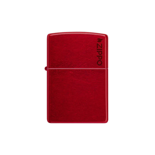 Zippo 21063ZL Classic Candy Apple Red Zippo Logo_0