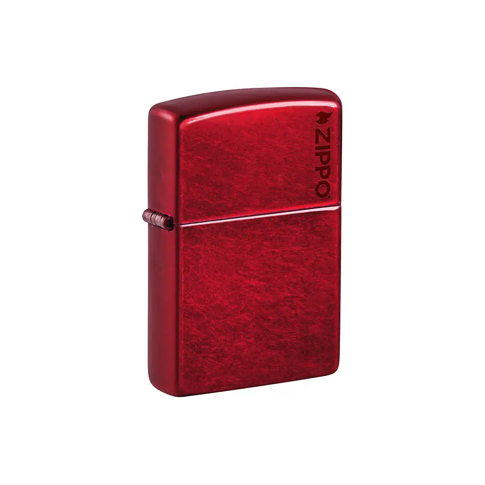 Zippo 21063ZL Classic Candy Apple Red Zippo Logo_1