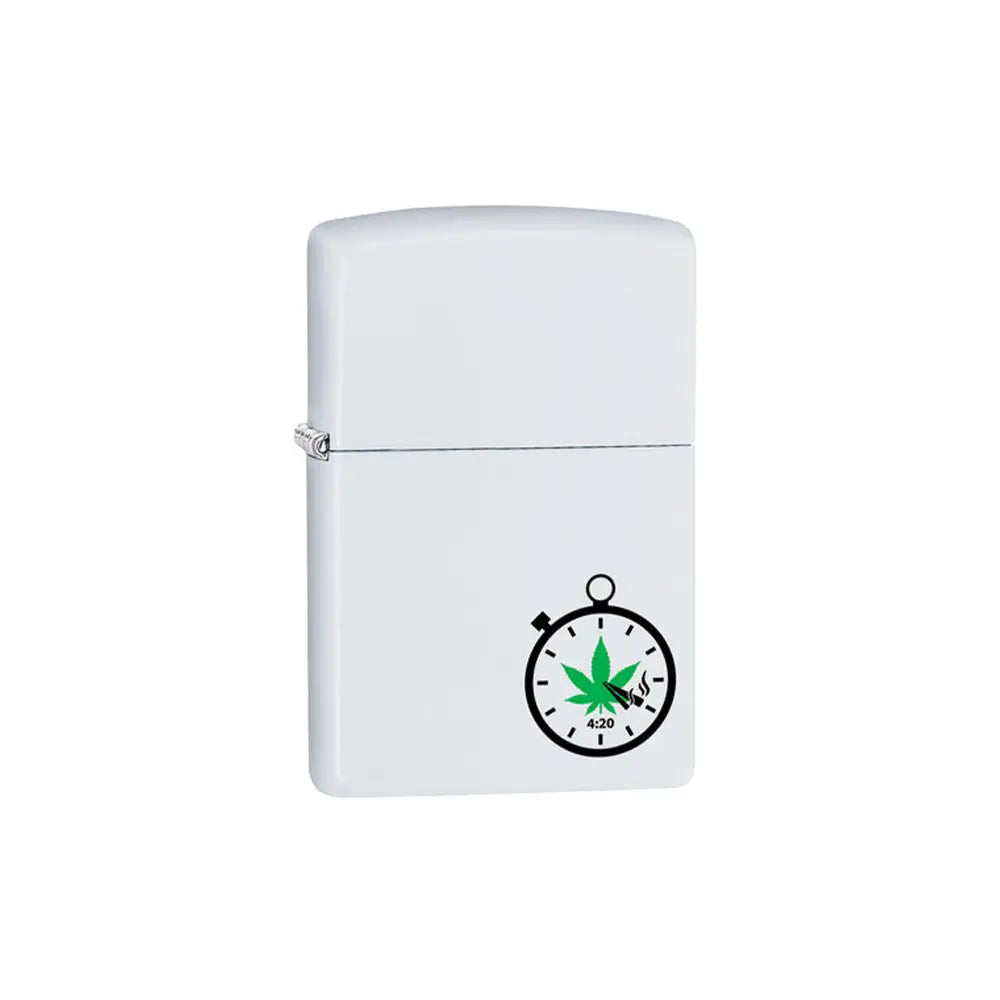 Zippo 214 04846 Green 420 Leaf Clock Design_2