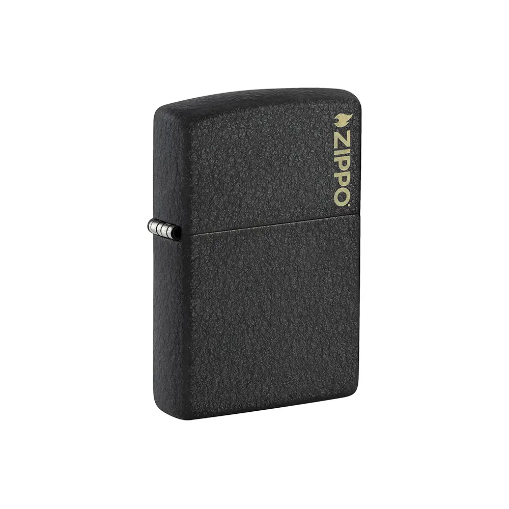 Zippo 236ZL Classic Black Crackle® Zippo Logo_1