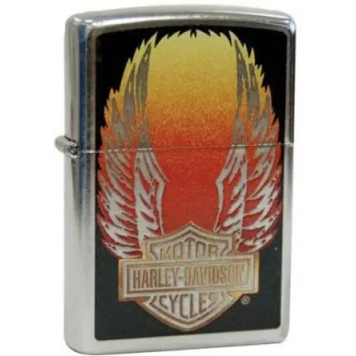 Zippo 28889 Harley Davidson Winged B&S_1