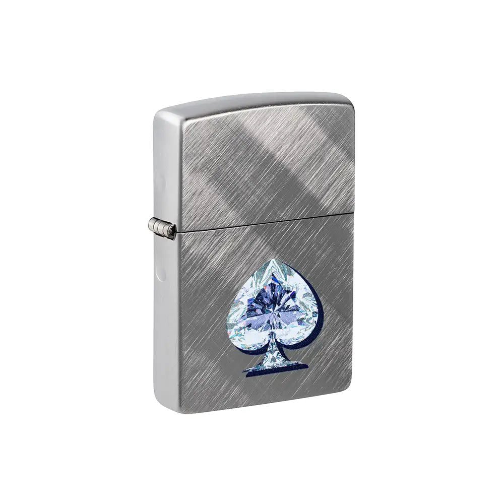 Zippo 46472 Gleaming Spade Ace of Spades Diamond_1