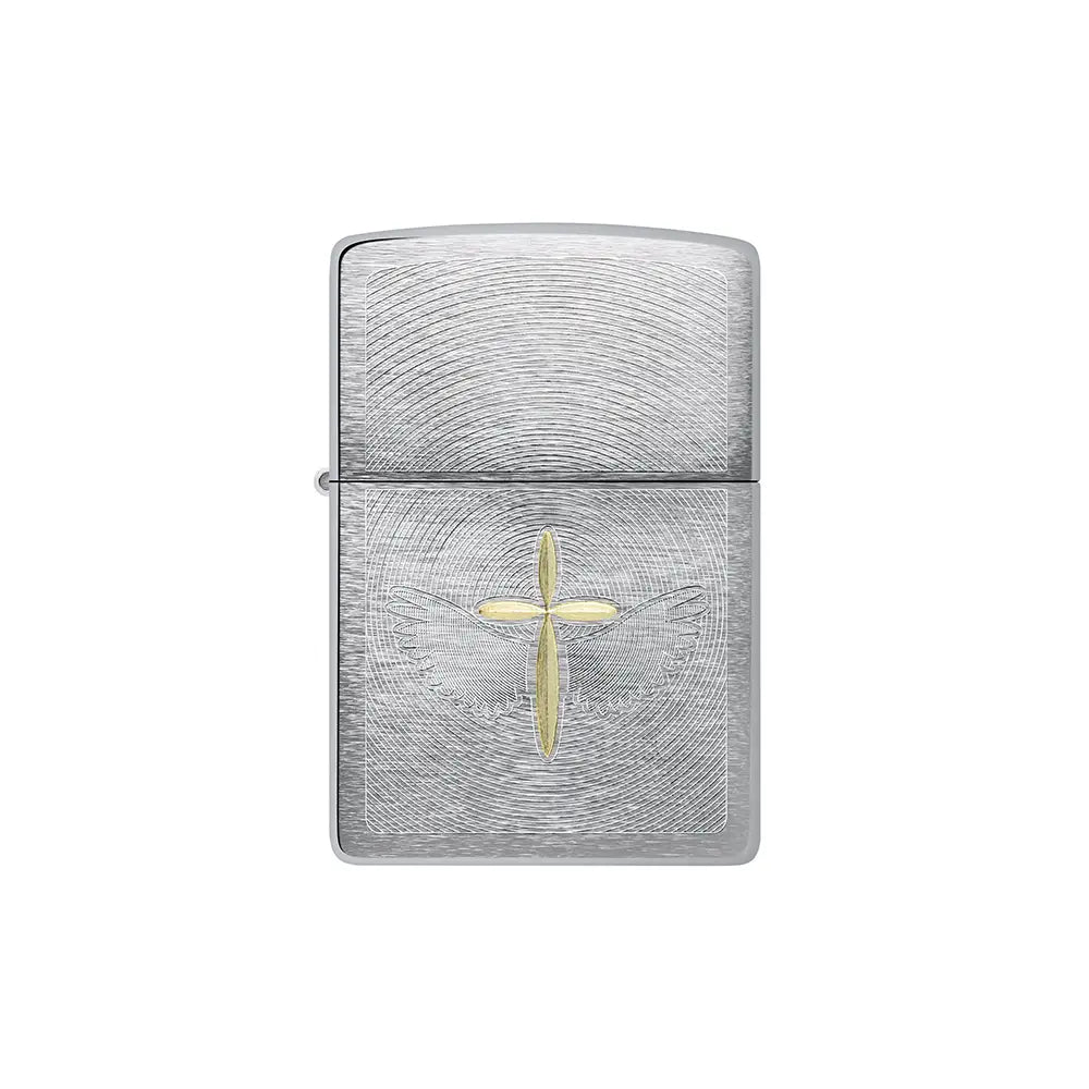 Zippo 46479 Spiritual Cross Angel Aura_0