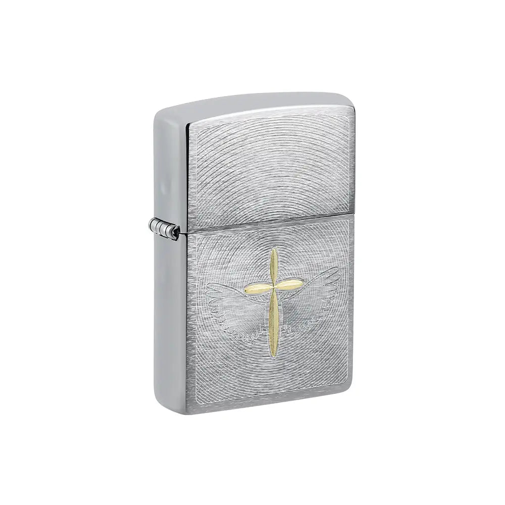 Zippo 46479 Spiritual Cross Angel Aura_1