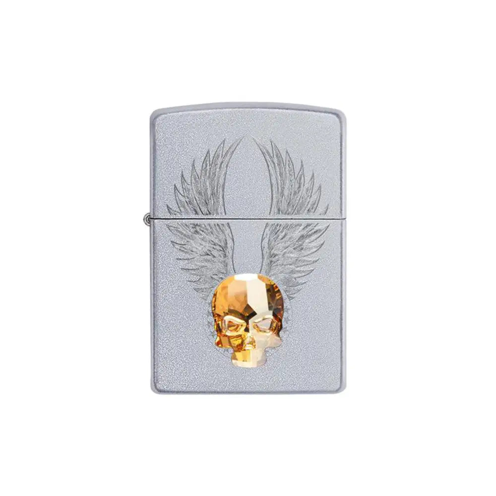 Zippo 49034 Gold Skull Design_1