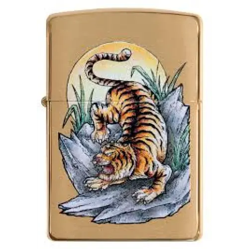 Zippo 49116 Tattoo Tiger Design_0