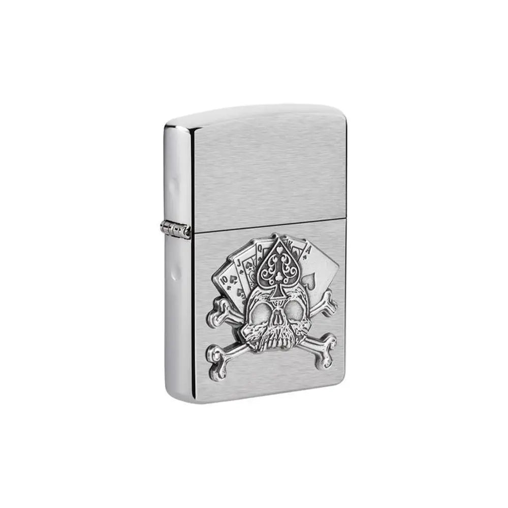 Zippo 49293 Card Skull Emblem Design_3