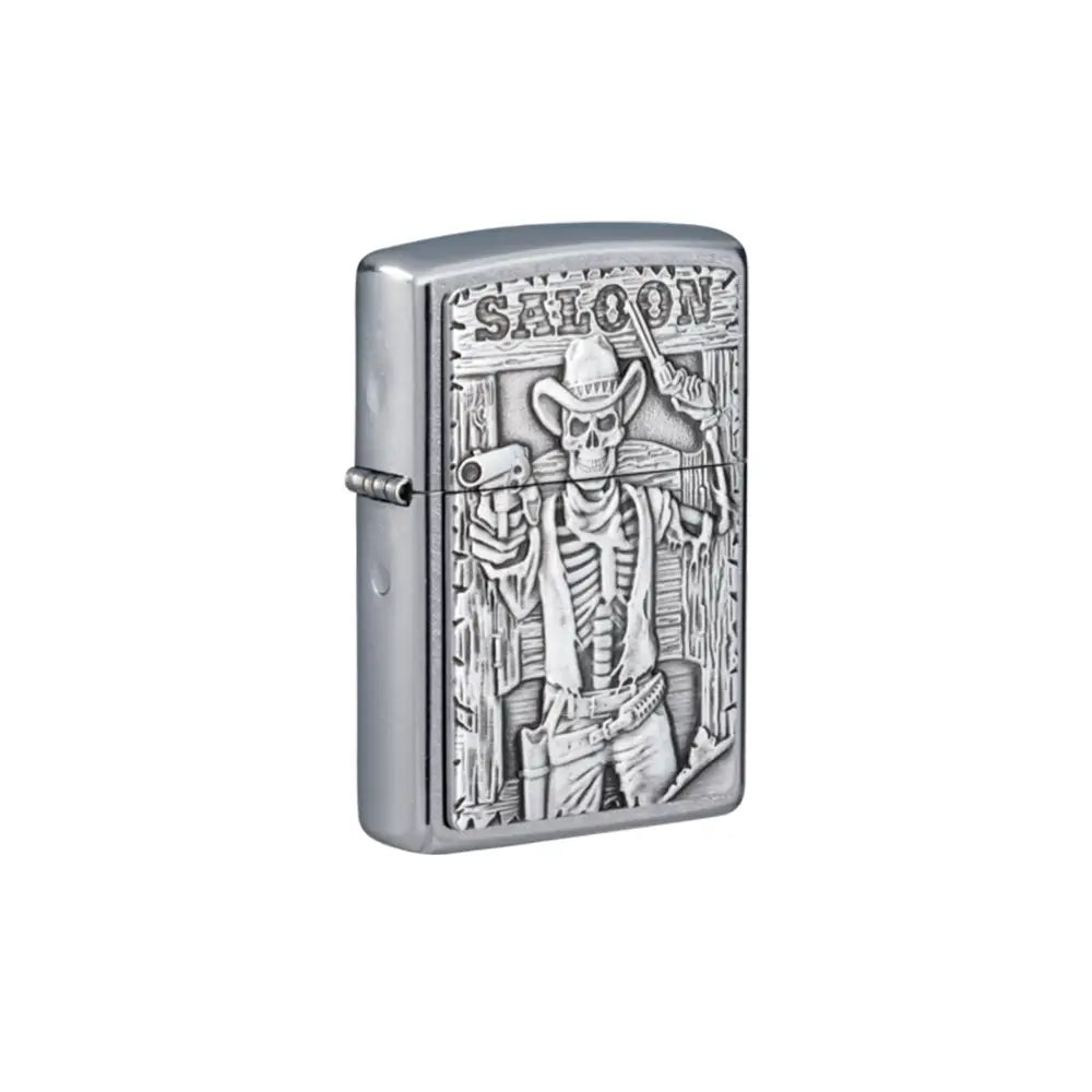 Zippo 49298 Saloon Skull Emblem Design_2