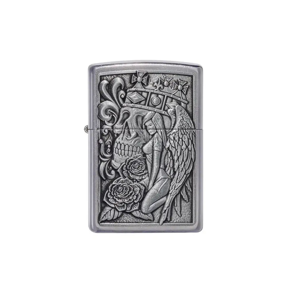 Zippo 49442 Skull and Angel Emblem Design_1