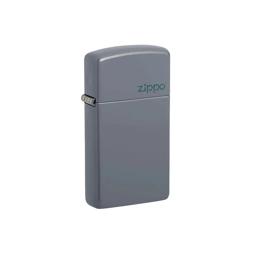 Zippo 49527ZL Slim Flat Grey Zippo Logo_1