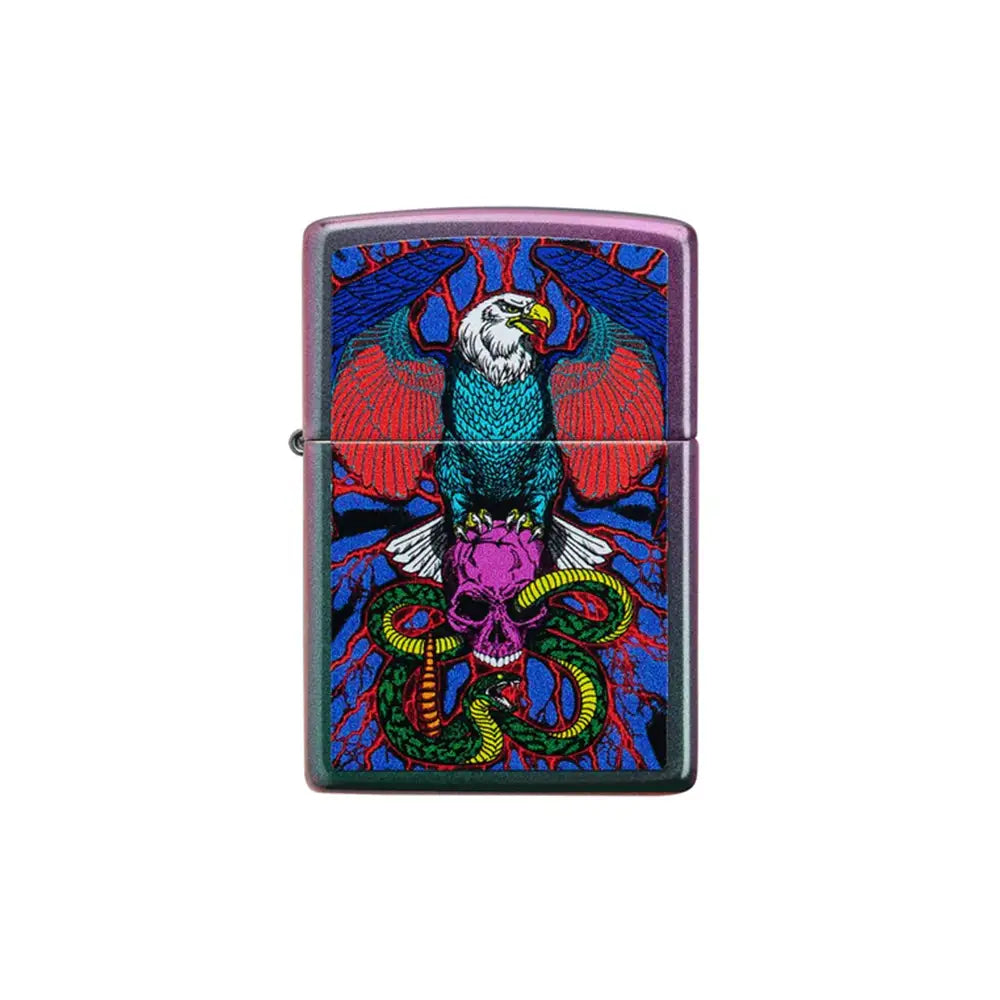 Zippo 49600 Eagle, Snake, Skull Design_0