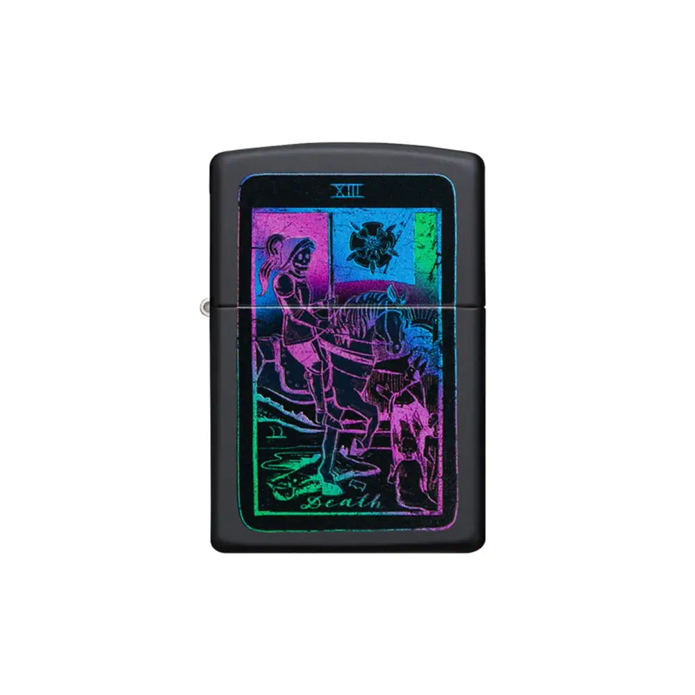 Zippo 49698 Black Light Tarot Card Design_0