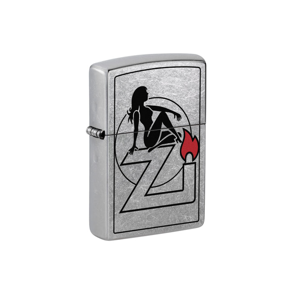 Zippo 207-110241 Flame Girl Lady with Z_0