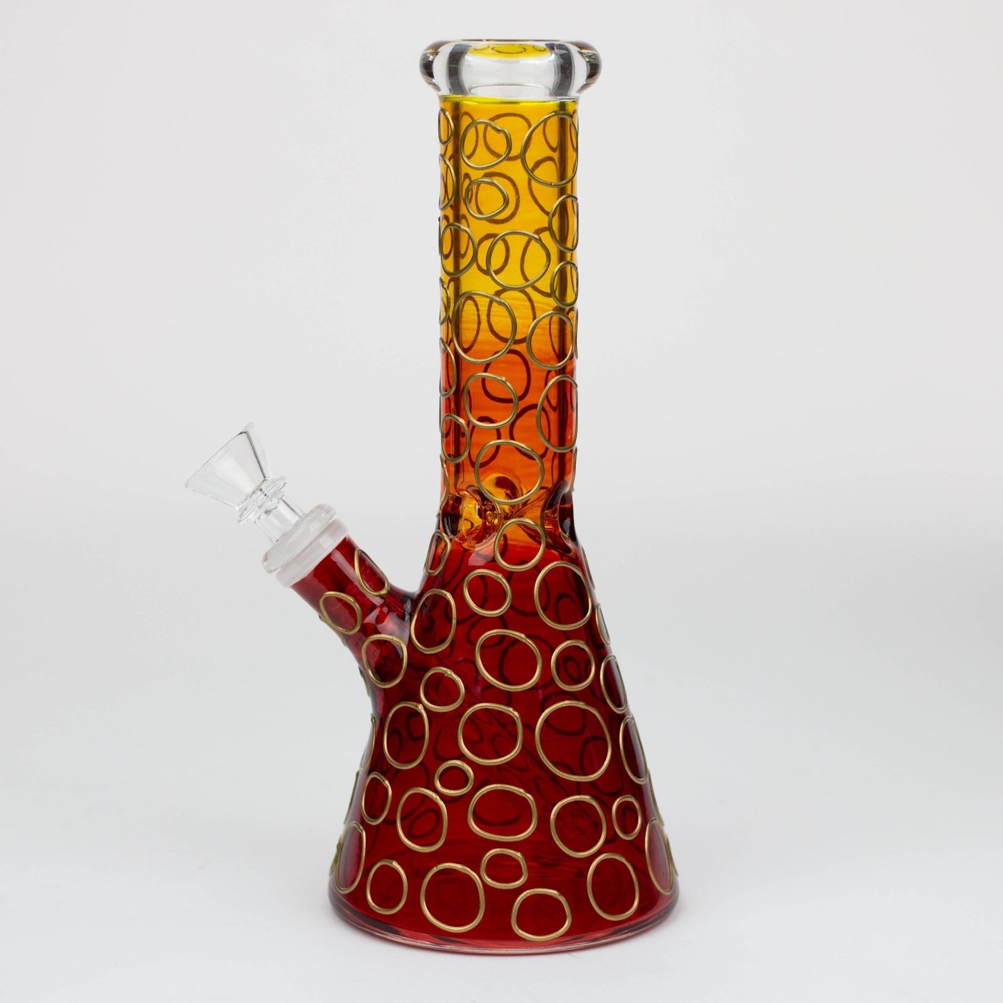 
Height : 10"
3D Texture

3 Pinched Ice Catcher
Thick bowl for 14 mm female joint
5" down stem for 18 mm female joint
Tube : 1.5" / Base : 4"
Thickness : 5 mm
3 Piec10" 3D Texture color dots beaker glass bong [HD20]Bongsempire420