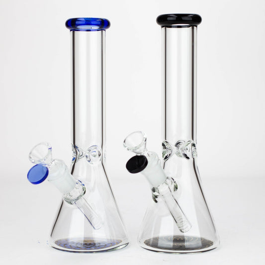10" Beaker glass water bong [G31034] - empire420BongsBlueG31034-BLG31034-BL