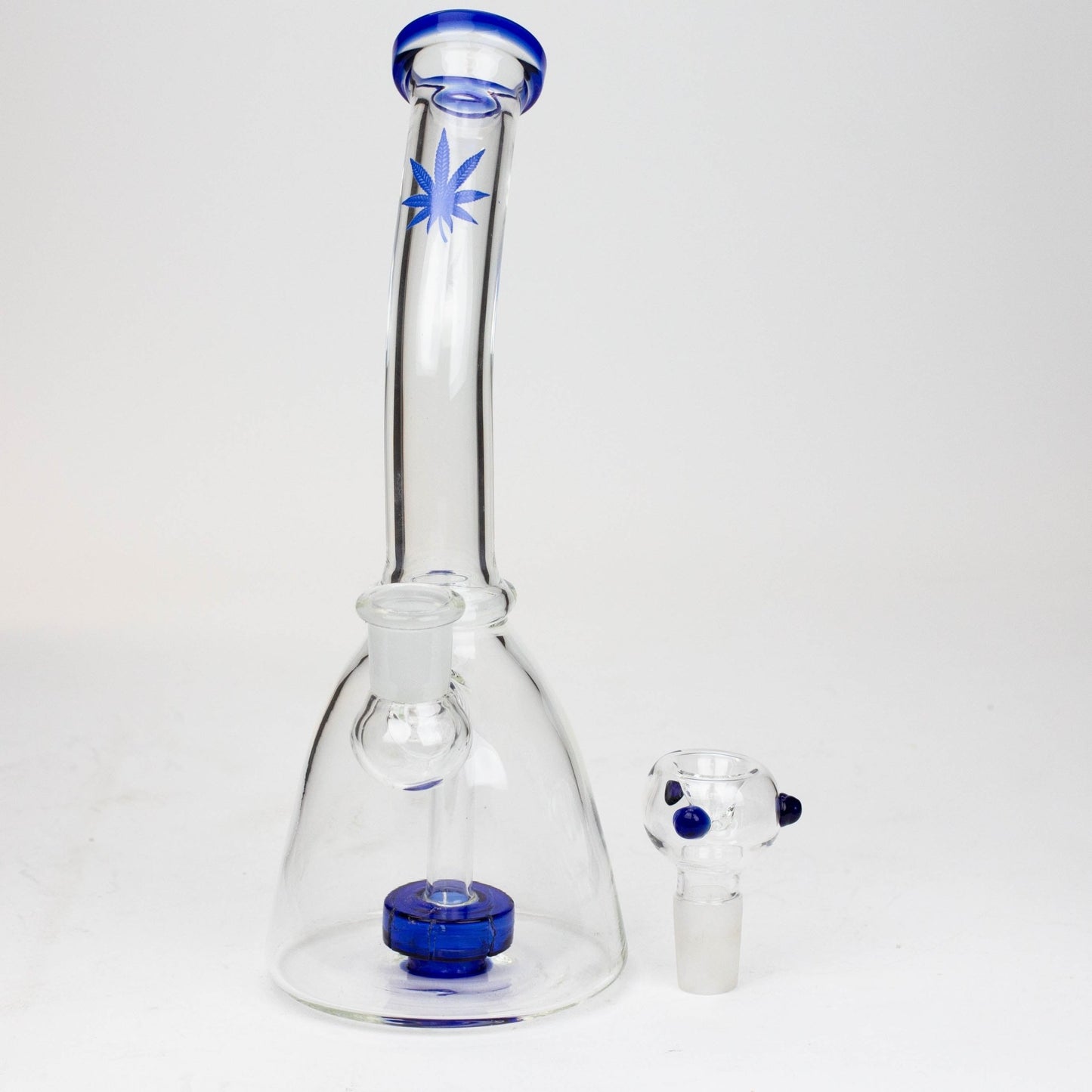 10" bent neck tire diffuser glass bong_7