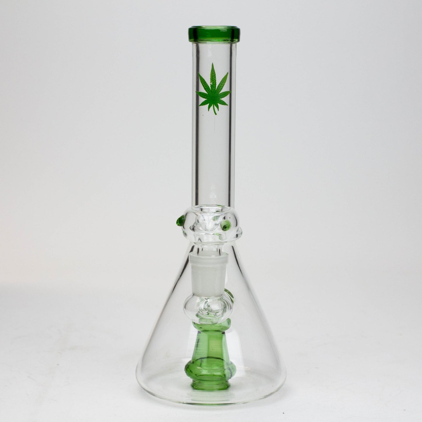 10" Cone diffuser glass bong - empire420BongsGreen190773779249-GREEN