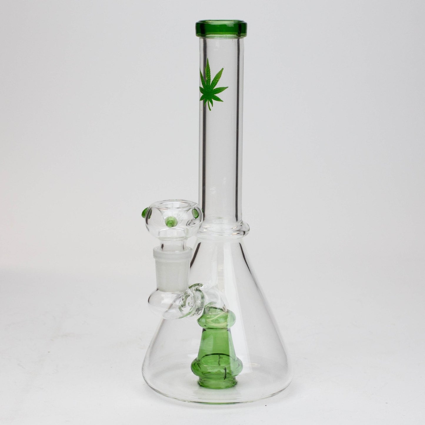 10" Cone diffuser glass bong - empire420BongsGreen190773779249-GREEN