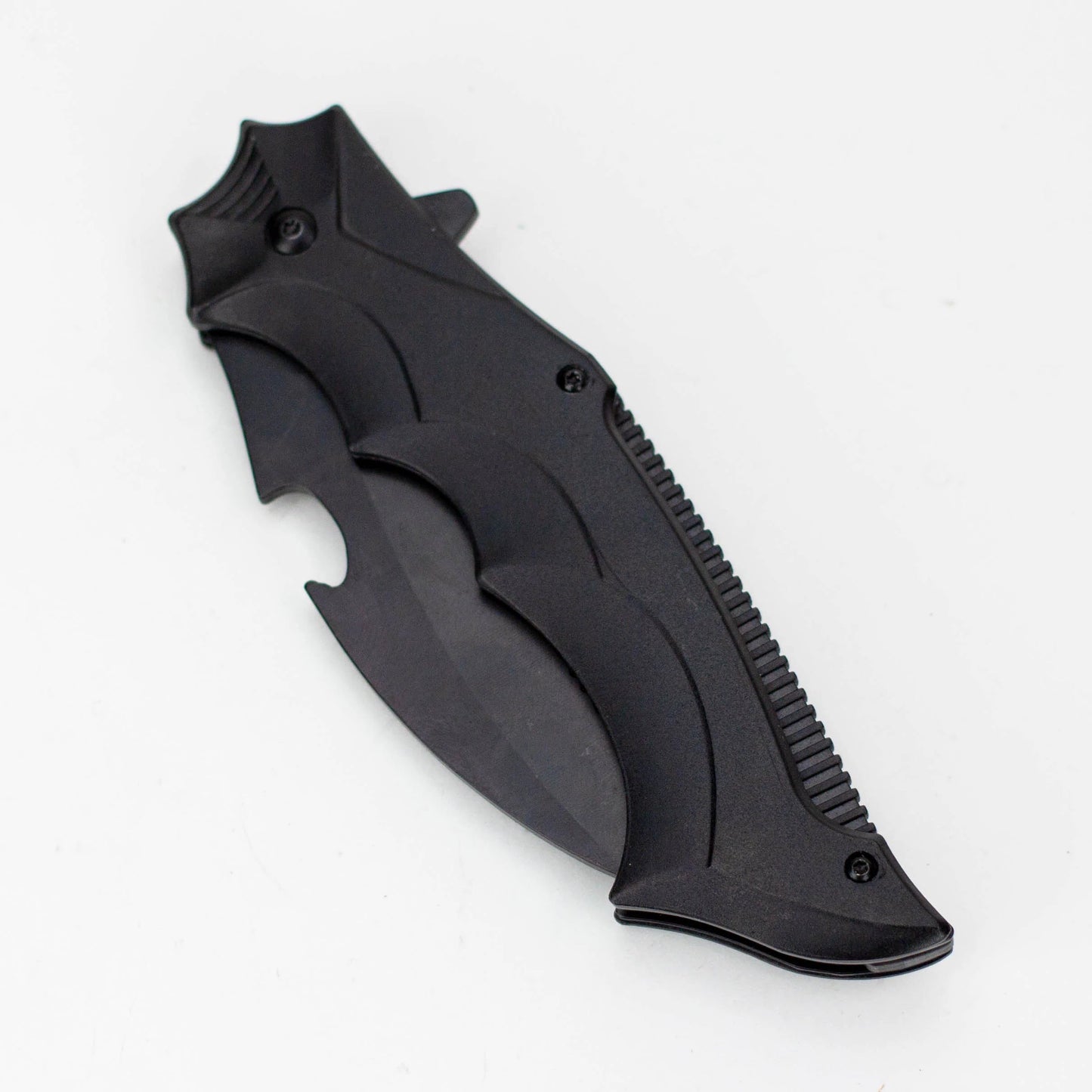 10" Tiger-USA® Pocket Knife-Serrated Blade [DT-1-BK-S]_1