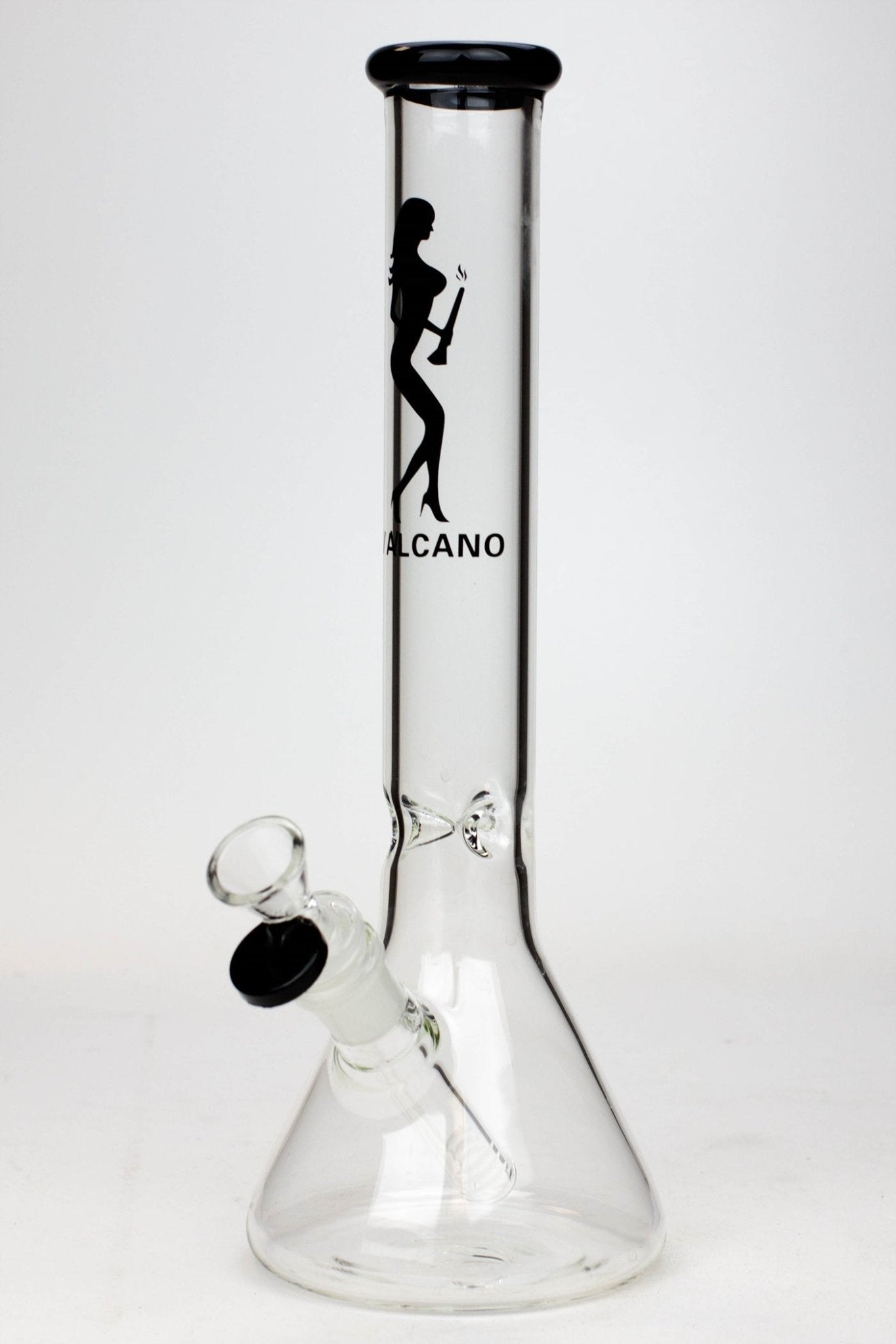 11.5" Valcano beaker glass water bong_8