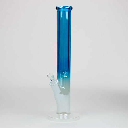16" Electroplated Gradient Classic tube 9 mm glass bong [WP196]_0