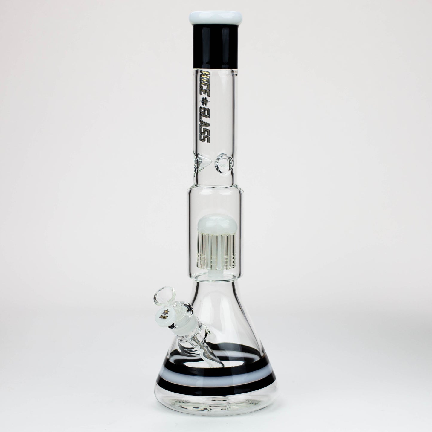 
This classic piece with added aeration is the perfect piece when you want to step it up a notch. The large tree percolator in the middle has 10 slitted arms for a sNG- 17 inch 10-Arm Tree Beaker  [S395]Bongsempire420