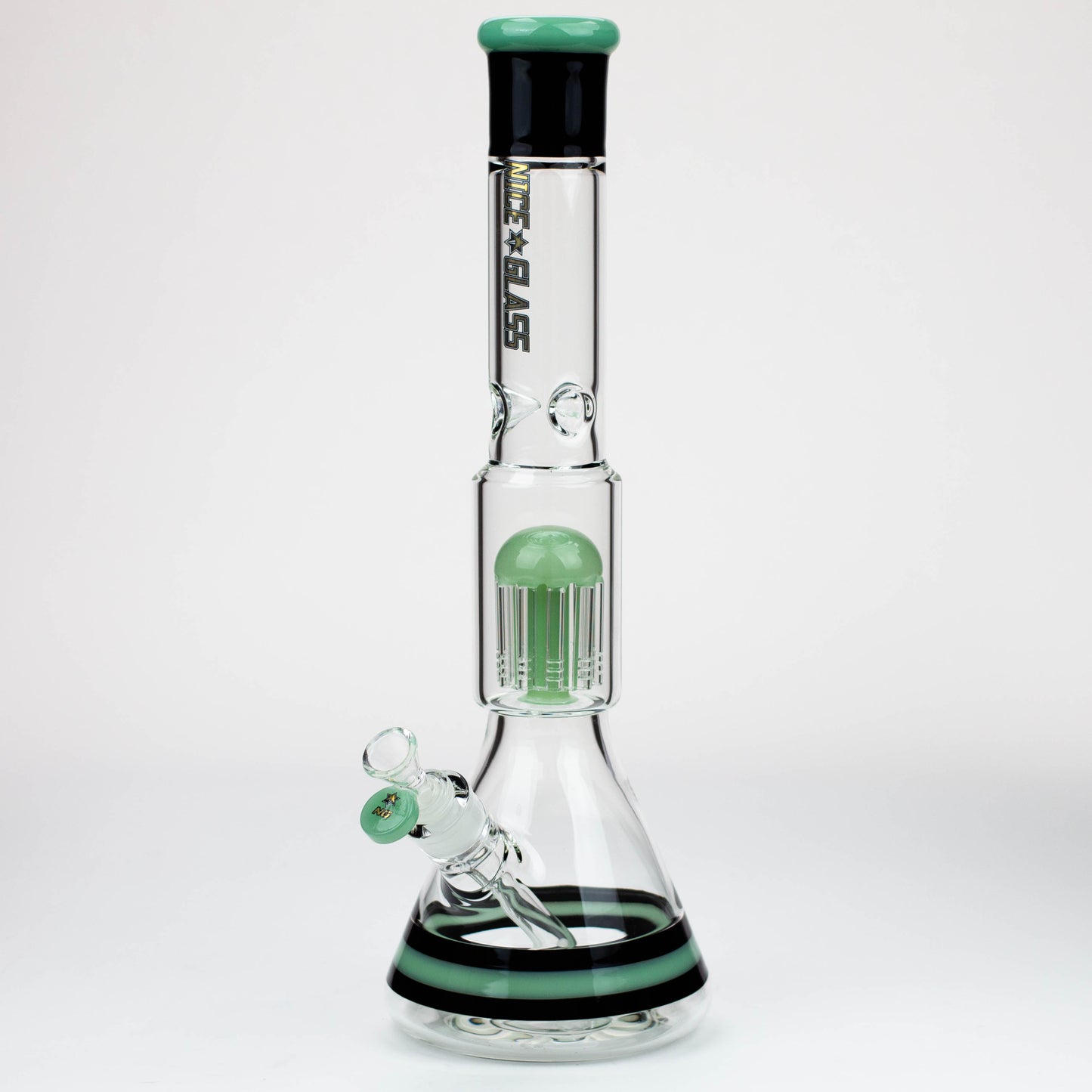 
This classic piece with added aeration is the perfect piece when you want to step it up a notch. The large tree percolator in the middle has 10 slitted arms for a sNG- 17 inch 10-Arm Tree Beaker  [S395]Bongsempire420