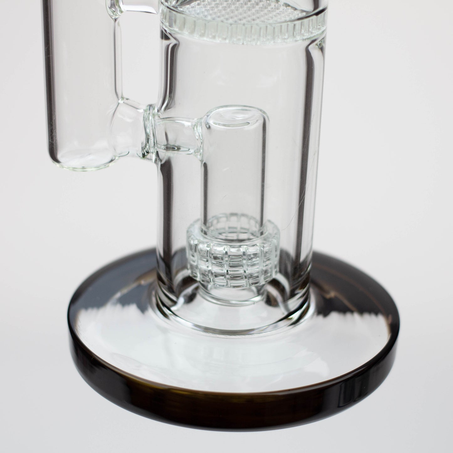 16" H2O Dual Honeycomb diffuser Glass water bong [H2O-27]_3