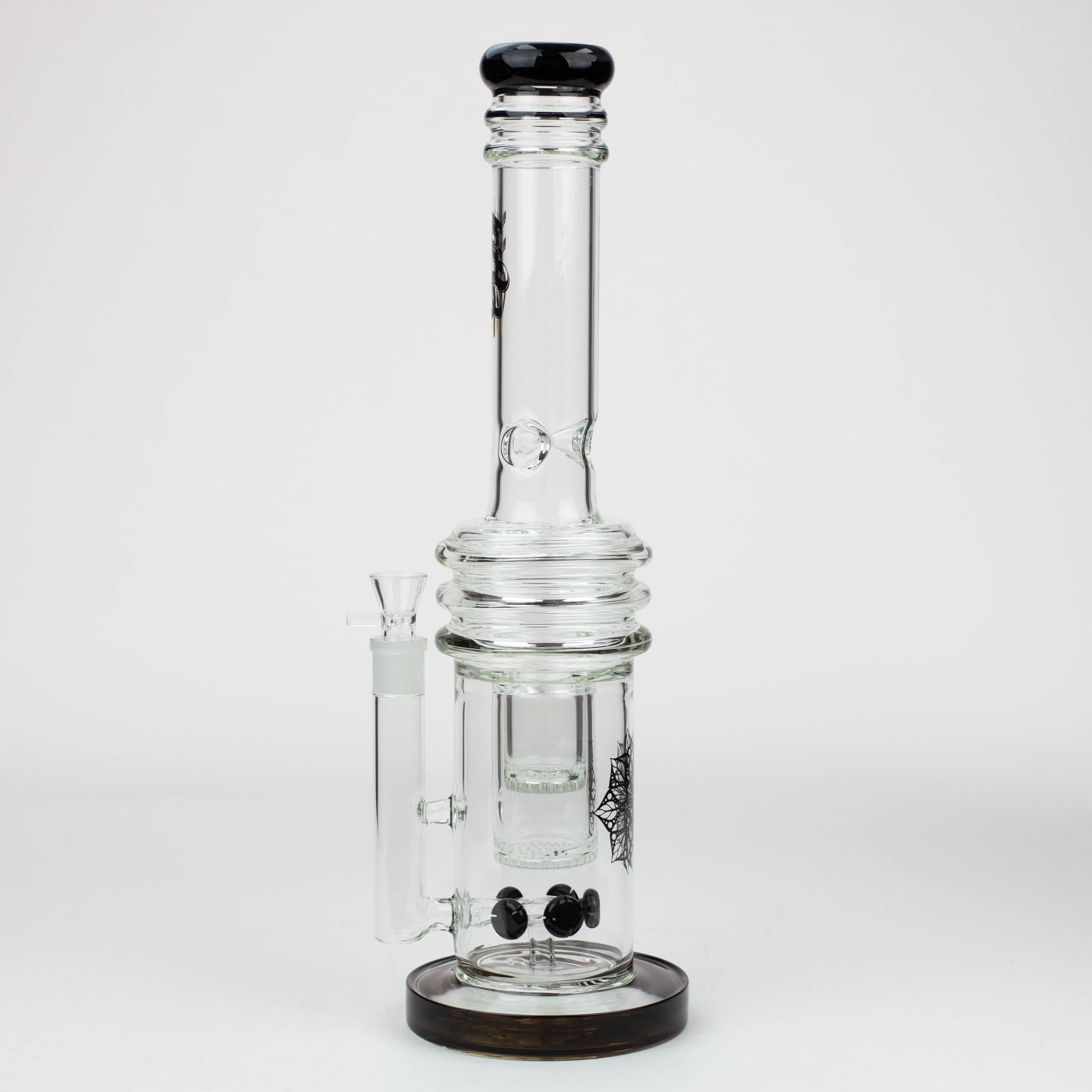 17" H2O glass water bong with double layer honeycomb [H2O-28]_8