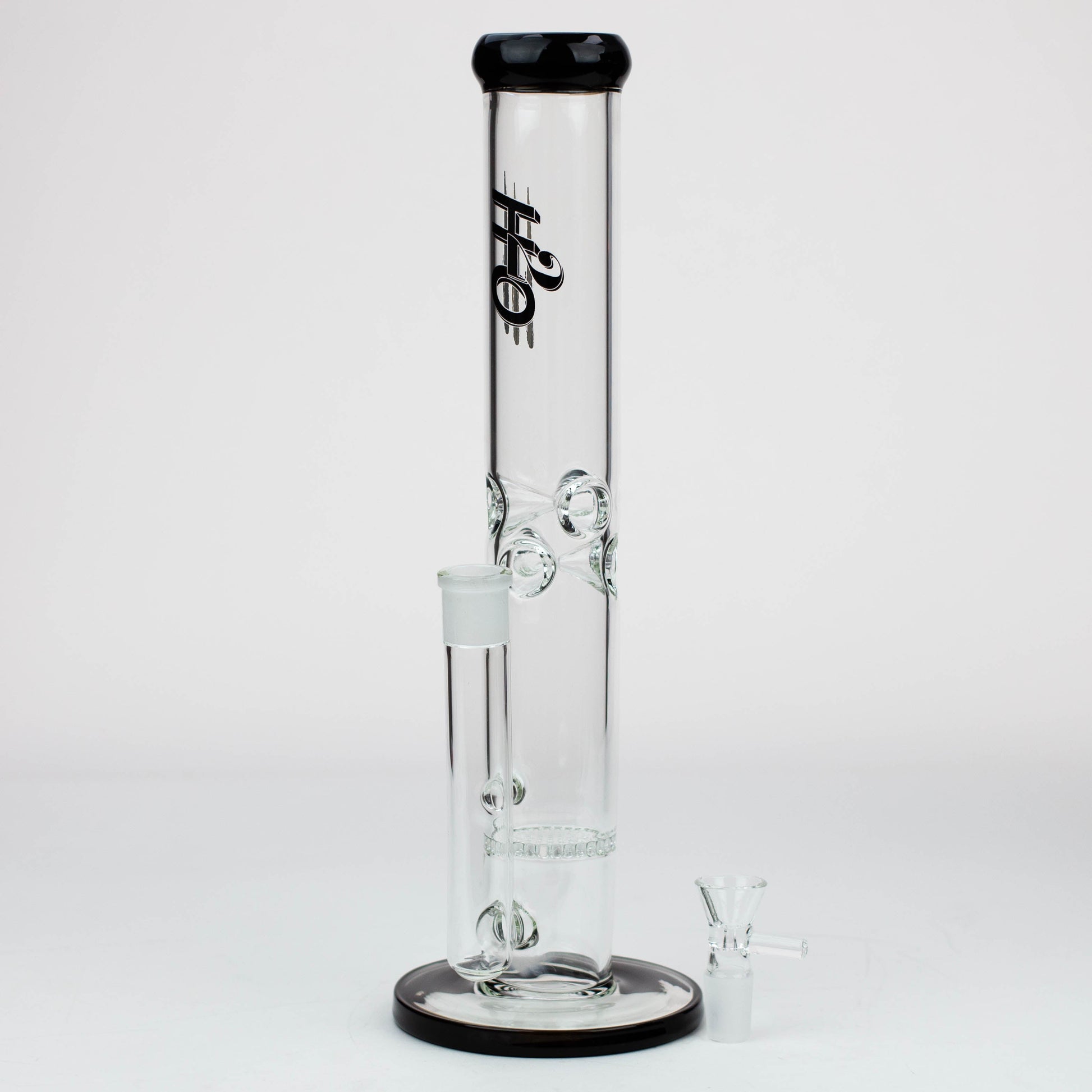 15" H2O Honeycomb diffuser Glass water bong [H2O-31]_2