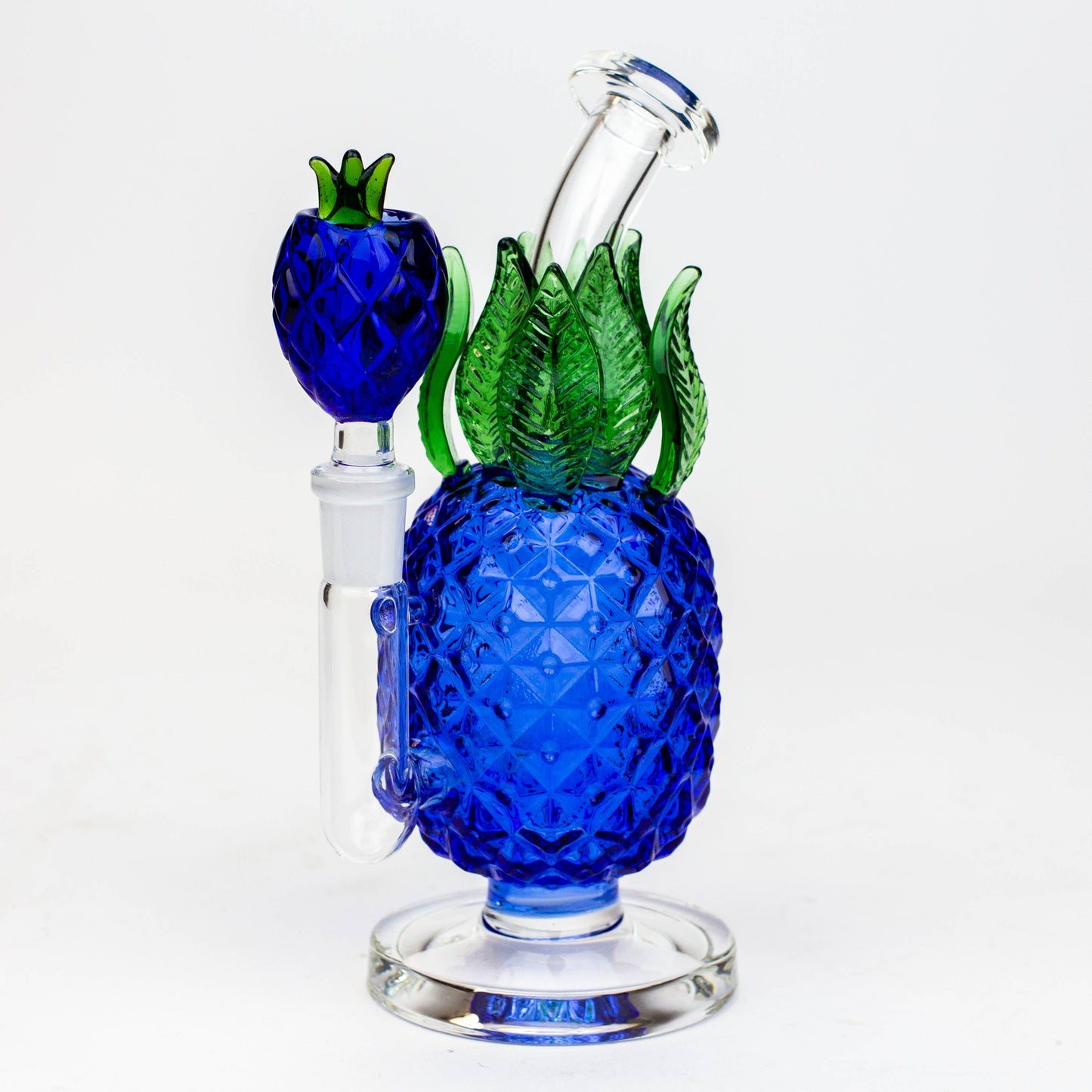 7.5" Pineapple glass water bong_4