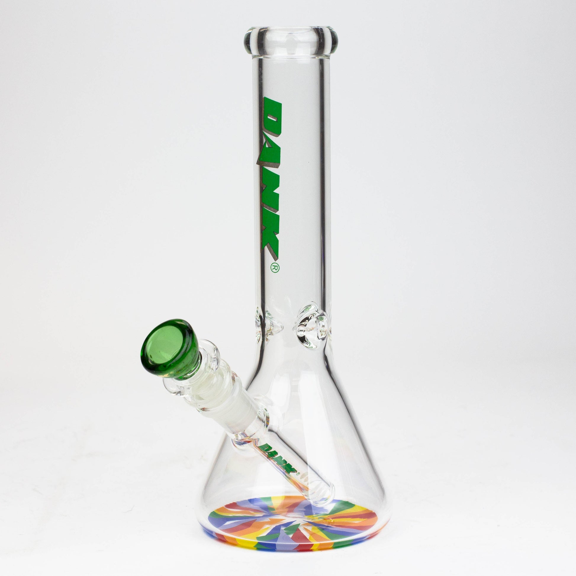 9.5" DANK beaker glass water bong (Wide / Jagged)_6