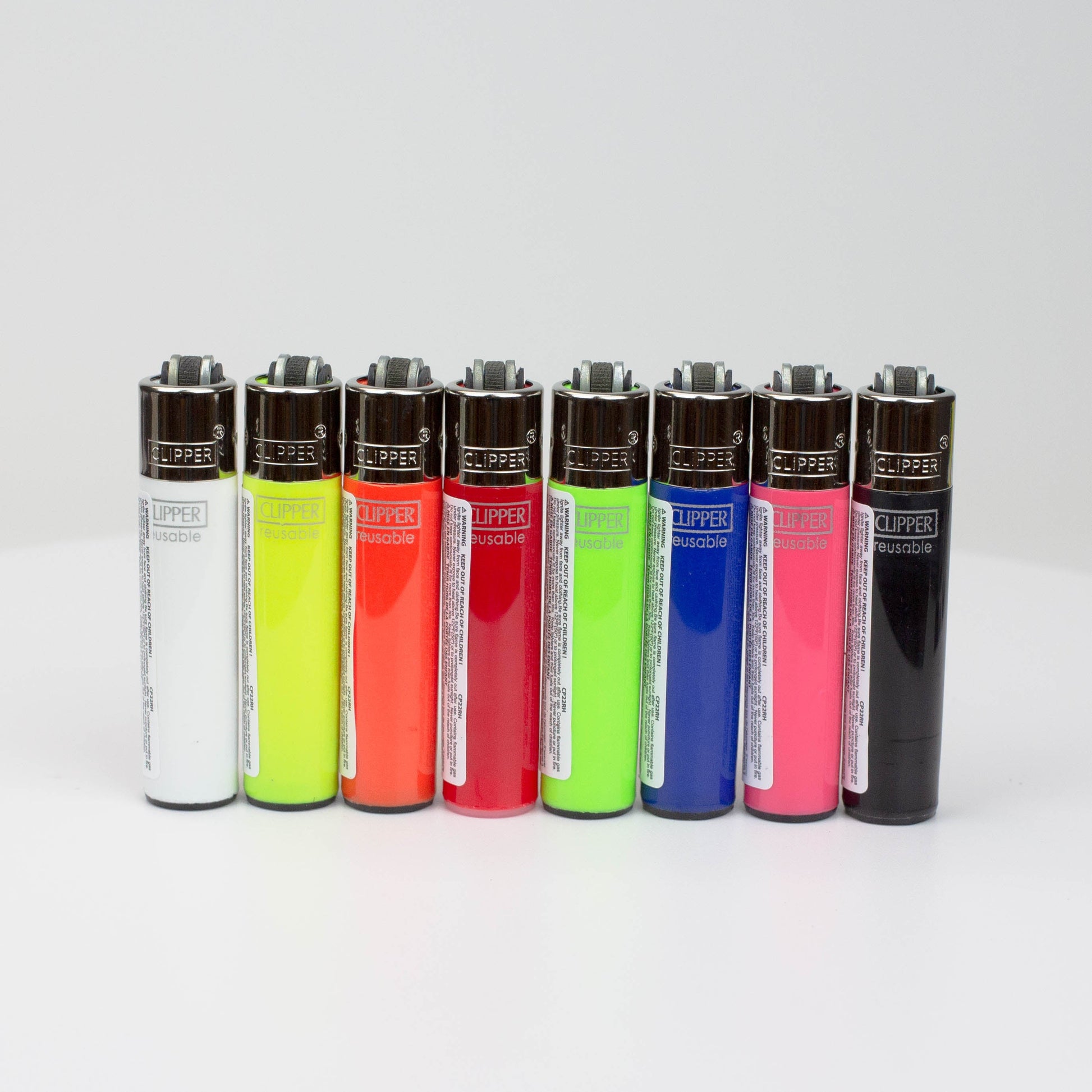 CLIPPER SOLID MICRO 8 COLOUR LIGHTERS_1