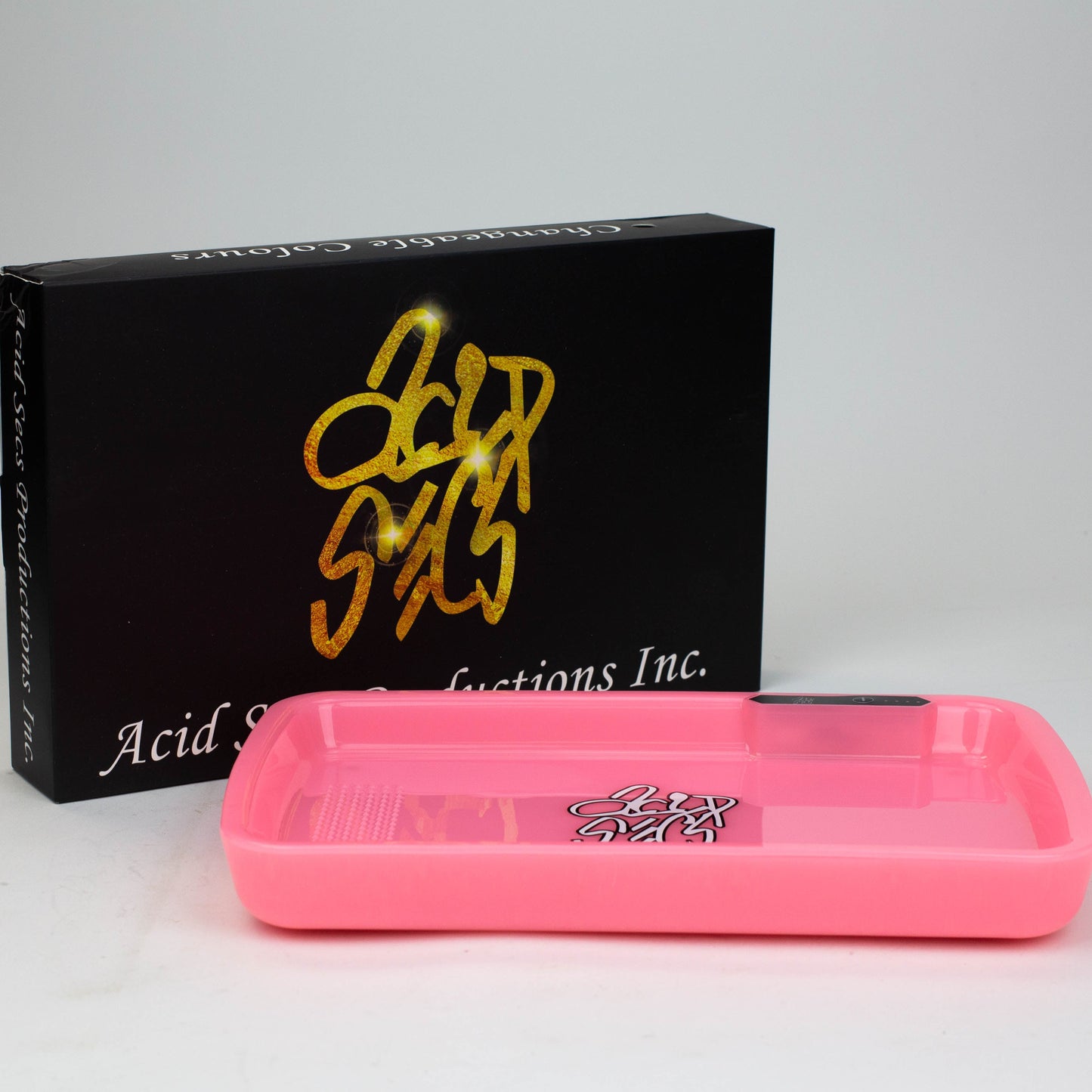 Acid Secs LED Rolling Tray with Grinding Pad_3