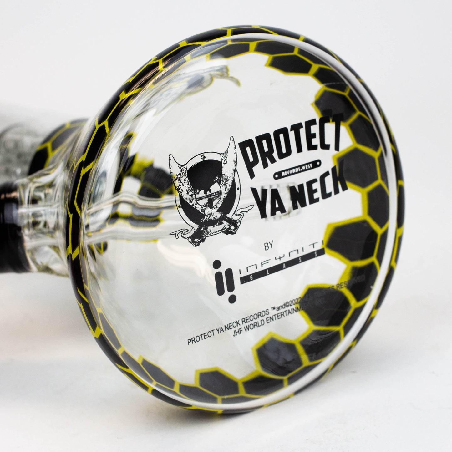 PROTECT YA NECK-15.5" 7 mm tree arm percolator glass bong [Logo]_9