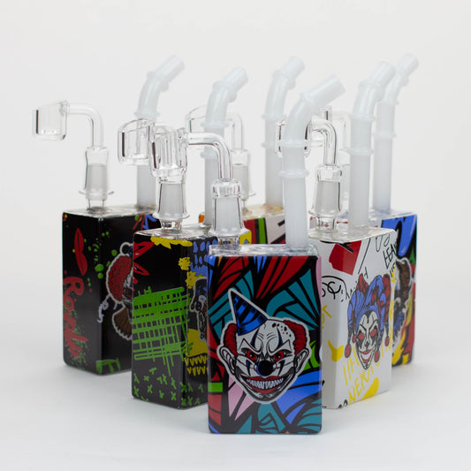 7.5" Juicy box Rigs SP2074 - Clown_0