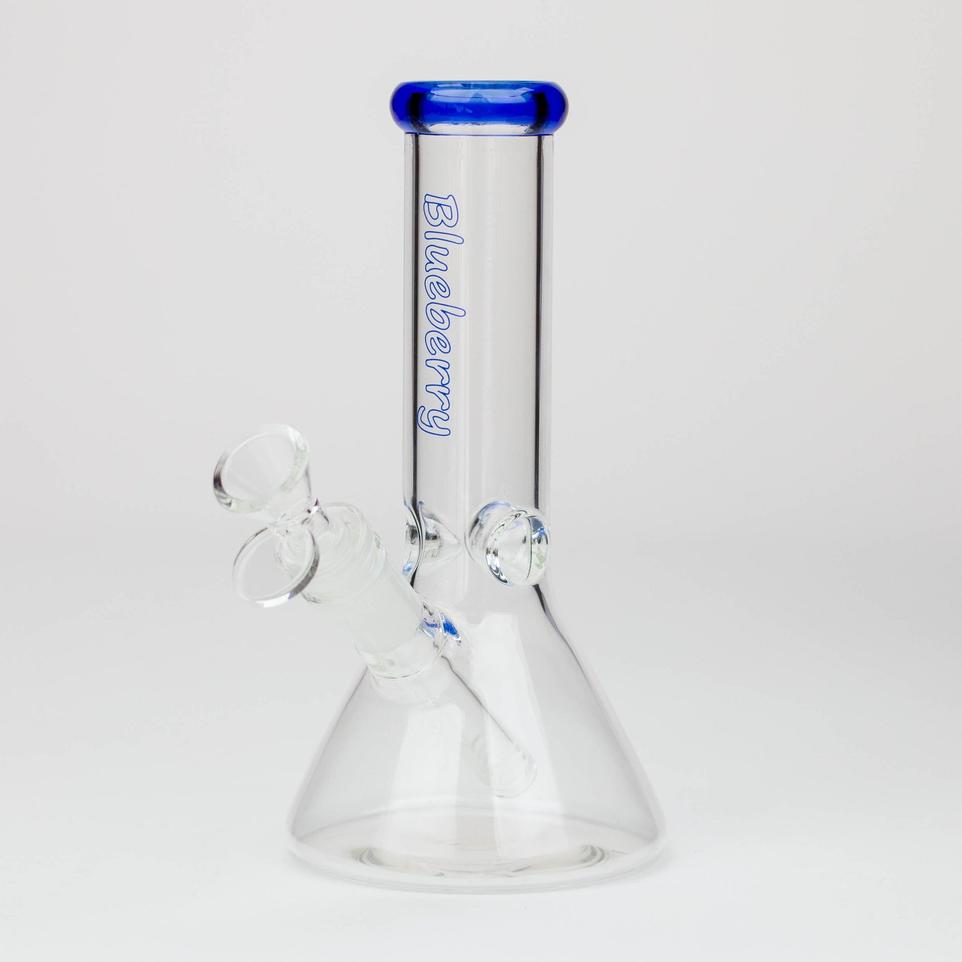 8" Blueberry glass beaker water bongs_0